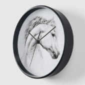 Paardenportret Elegant Drawing Equestrian Art (Hoek)