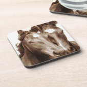 Paardenportret III Bier Onderzetter (Linkerzijde)