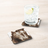 Paardenportret III Bier Onderzetter (Rechterzijde)