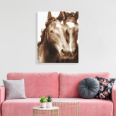 Paardenportret III Canvas Afdruk (Insitu (Woonkamer))
