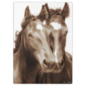 Paardenportret III Klembord (Achterkant)