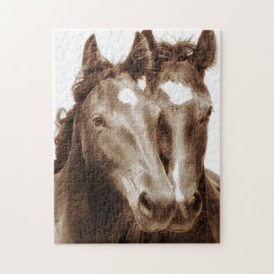 Paardenportret III Legpuzzel