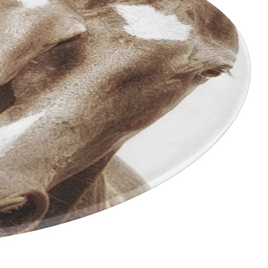 Paardenportret III Snijplank (Hoek)