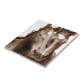 Paardenportret III Tegeltje (Zijkant)