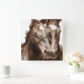 Paardenportret III Vierkante Klok (Huis)