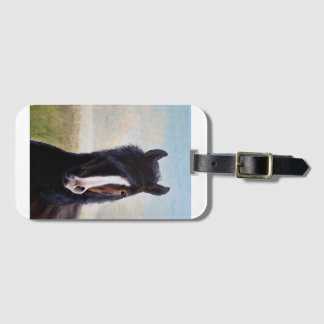 Paardenportret Majesteit Schoonheid Kracht Vitalit Bagagelabel