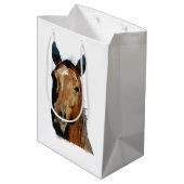 Paardenportret Medium Cadeauzakje (Achterkant Gekanteld)