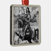 Paardenportret Metalen Ornament (Rechts)