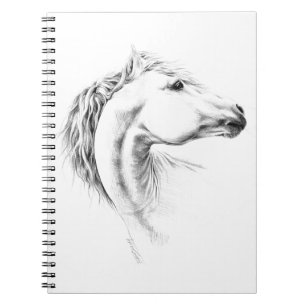 Paardenportret schetsen Equestrische kunst Notitieboek