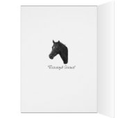 paardenportret van kastanjebruin paard (Binnen (Links))