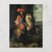 Paardenportret van Louis XIV Briefkaart (Voorkant)