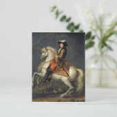 Paardenportret van Louis XIV Briefkaart (Staand voorkant)