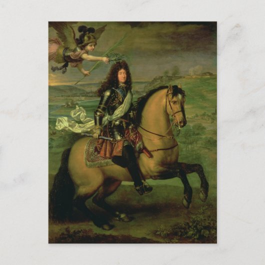 Paardenportret van Louis XIV Briefkaart (Voorkant)