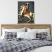 Paardenportret van Louis XIV Canvas Afdruk (Insitu (Slaapkamer))