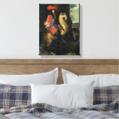 Paardenportret van Louis XIV Canvas Afdruk (Insitu (Slaapkamer))