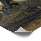 Paardenportret van Louis XIV Poster (Hoek)