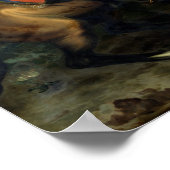 Paardenportret van Louis XIV Poster (Hoek)