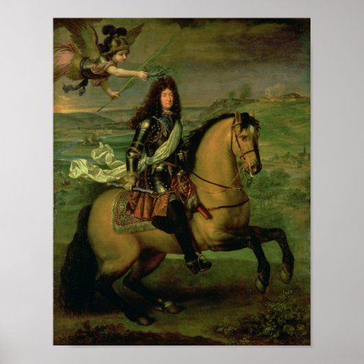 Paardenportret van Louis XIV Poster (Voorkant)