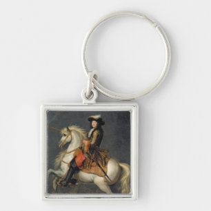 Paardenportret van Louis XIV Sleutelhanger
