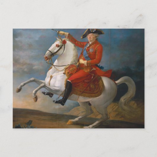 Paardenportret van Louis XVI 1791 Briefkaart (Voorkant)