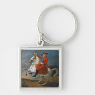 Paardenportret van Louis XVI 1791 Sleutelhanger