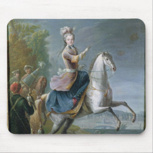 Paardenportret van Maria Leszczynska Muismat
