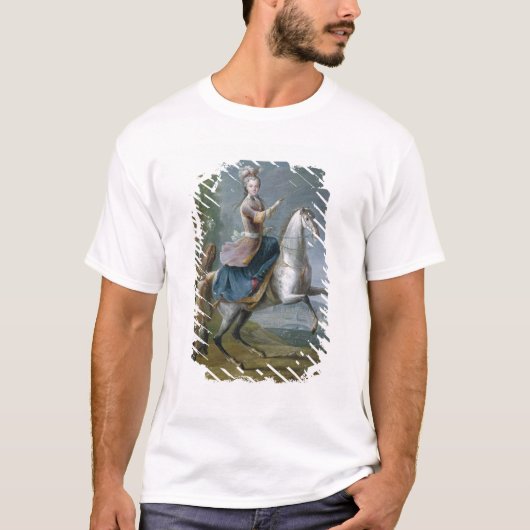 Paardenportret van Maria Leszczynska T-shirt (Voorkant)