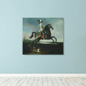 Paardenportret van Marie-Antoinette Canvas Afdruk (Insitu (Houten vloer))