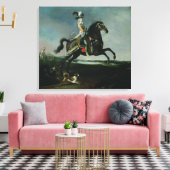 Paardenportret van Marie-Antoinette Canvas Afdruk (Insitu (Woonkamer))