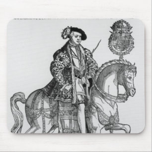 Paardenportret van Philip II van Spanje Muismat