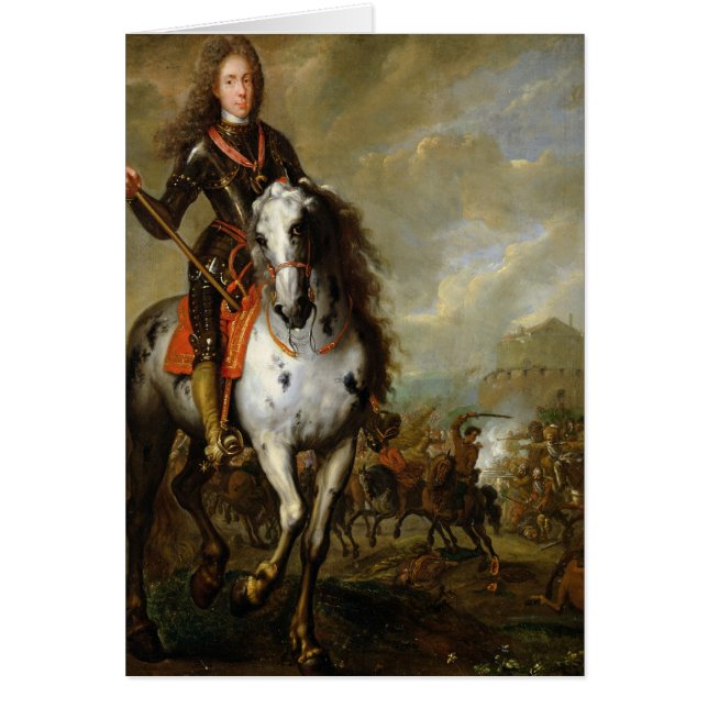 Paardenportret van Prince Eugene (Voorkant)