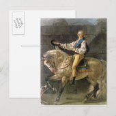 Paardenportret van Stanislas Kostka Briefkaart (Voorkant / Achterkant)