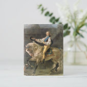 Paardenportret van Stanislas Kostka Briefkaart (Staand voorkant)