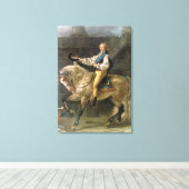 Paardenportret van Stanislas Kostka Canvas Afdruk (Insitu (Houten vloer))
