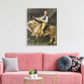 Paardenportret van Stanislas Kostka Canvas Afdruk (Insitu (Woonkamer))