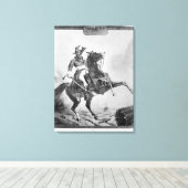 Paardenportret van Thomas Alexandre Canvas Afdruk (Insitu (Houten vloer))