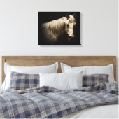 Paardenportret VI Canvas Afdruk (Insitu (Slaapkamer))