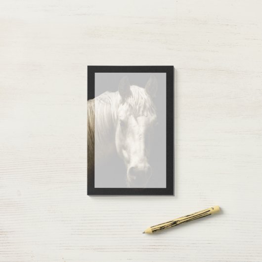 Paardenportret VI Post-it® Notes (Op bureau)