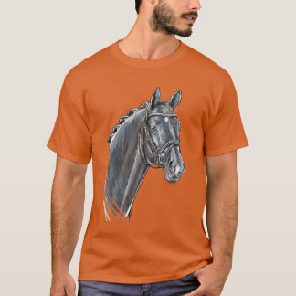 Paardenportrettilas vintage t-shirt
