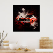 Paardenposter Poster (Keuken)