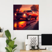 Paardenposter Poster (Thuiskantoor)