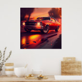 Paardenposter Poster (Keuken)