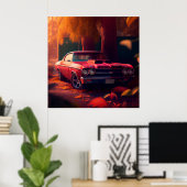 Paardenposter Poster (Thuiskantoor)