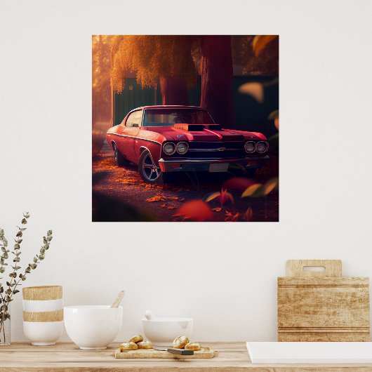 Paardenposter Poster (Keuken)