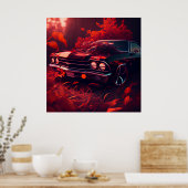 Paardenposter Poster (Keuken)