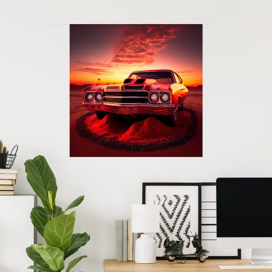 Paardenposter Poster (Thuiskantoor)