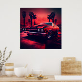 Paardenposter Poster (Keuken)