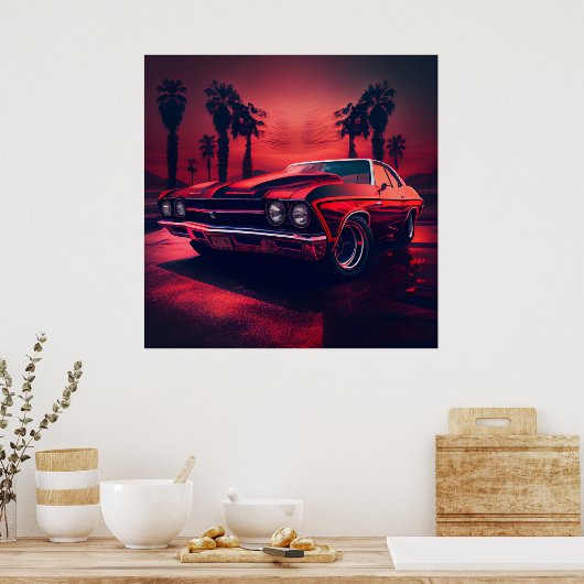 Paardenposter Poster (Keuken)