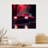 Paardenposter Poster (Keuken)