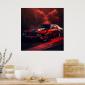 Paardenposter Poster (Keuken)